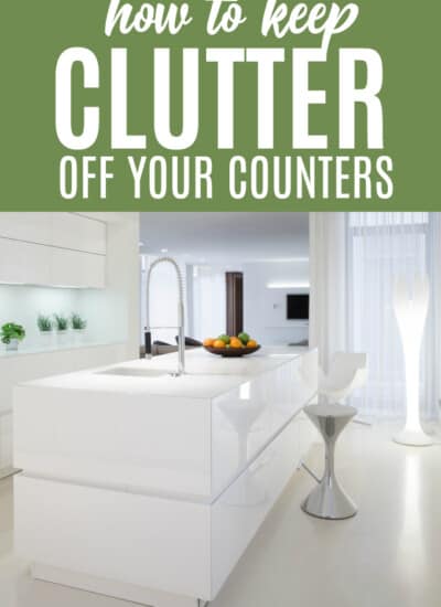 How to Keep Clutter Off Your Counters