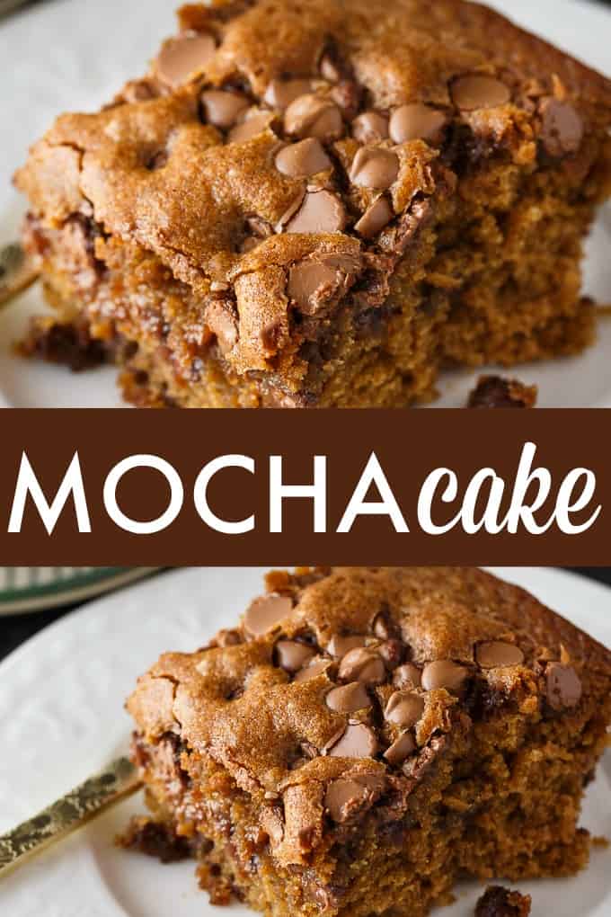 Mocha Cake - Serve with coffee or tea. It's wonderfully moist and delicious with hints of chocolate and coffee flavours.