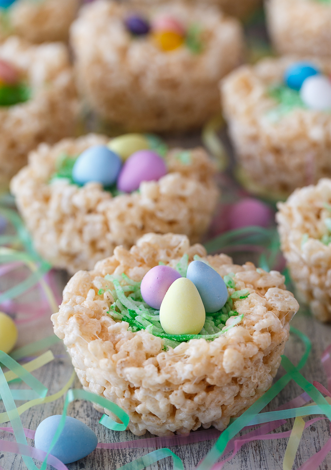 Krispie Easter Nests - Simply Stacie