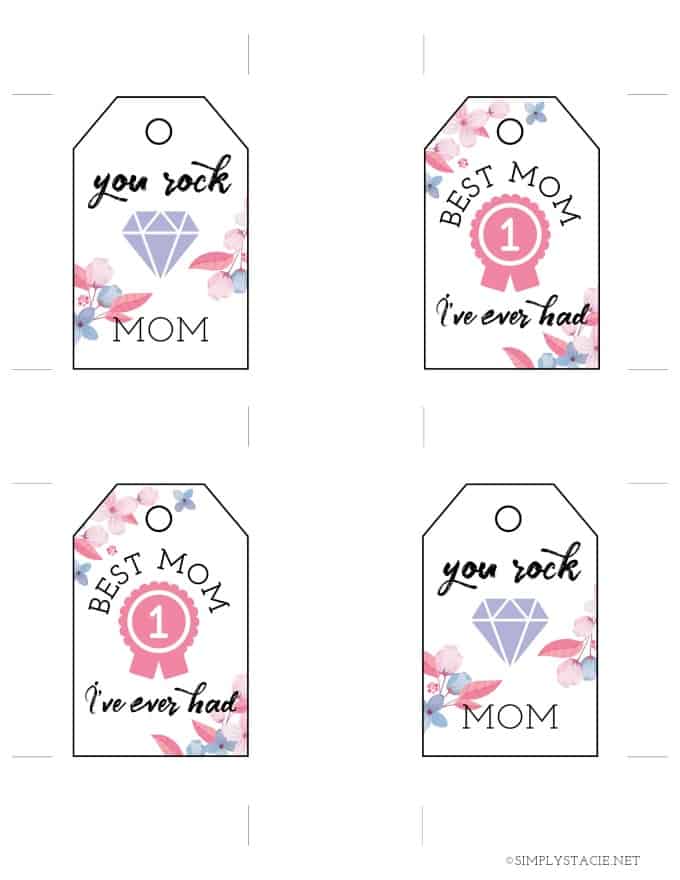 Mother's day gift labels
