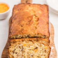 Pineapple Cheese Bread - This quick bread recipe reminds me of a Pineapple Cheese Salad my great grandmother used to make. 