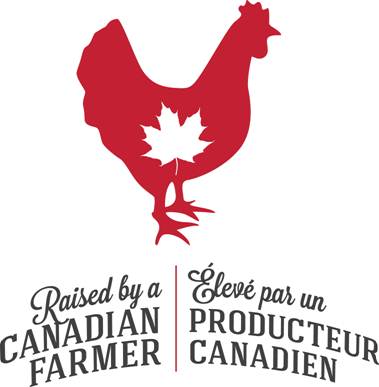 Raised by a Canadian Farmer Logo