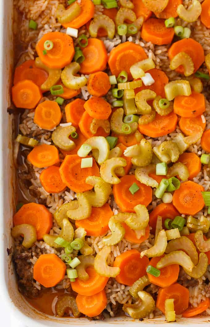 Shipwreck Casserole - The kind of meal grandma used to make! This layered casserole is stick to your bones delicious.