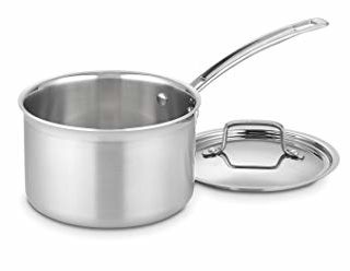 Cuisinart MCP193-18N MultiClad Pro Stainless Steel 3-Quart Saucepan with Cover