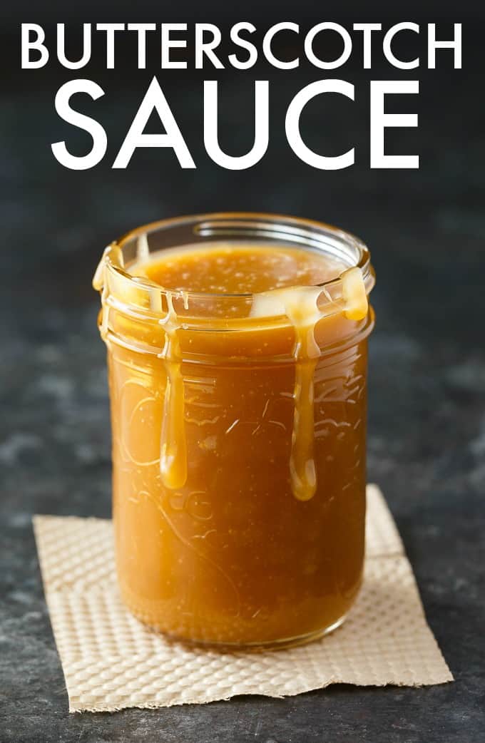 Butterscotch Sauce - Make your own sundae topping or sweet dipping sauce! You'll remember this rich and buttery flavor long after you've eaten it. This easy homemade sauce tastes amazing on ice cream, cheesecake or bread pudding.