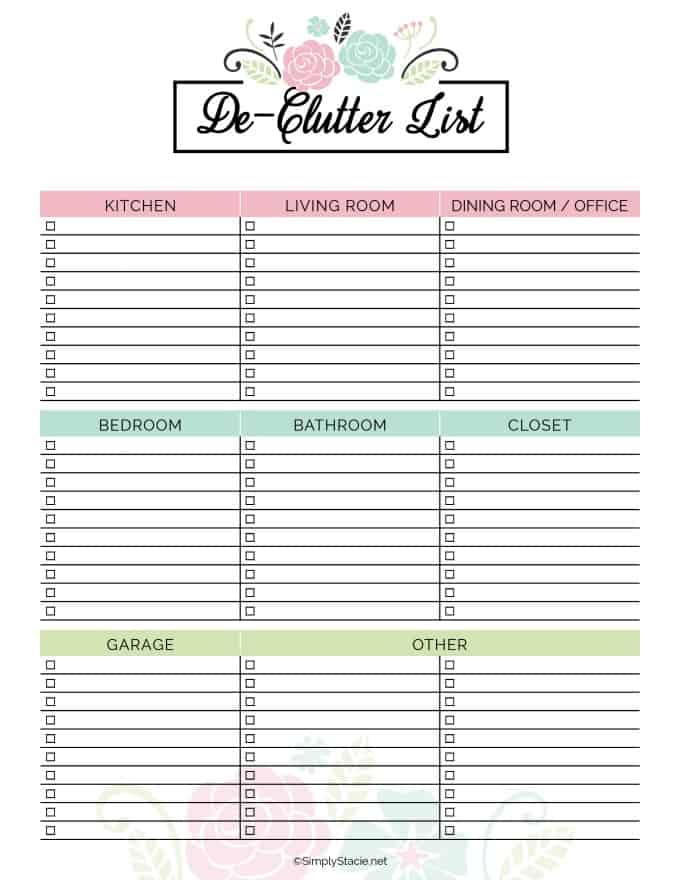 2019 Household Planner - Get organized in 2019 with free printables! This household planner has everything you need to get started.