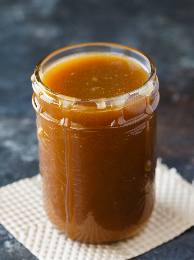 Caramel Sauce - This luscious sauce is silky smooth and perfect for ice cream or dipping apples. 
