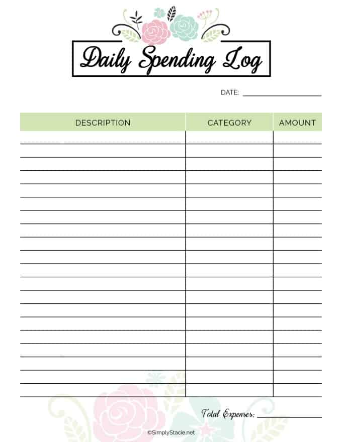 2019 Financial Planner Free Printable - Simply Stacie