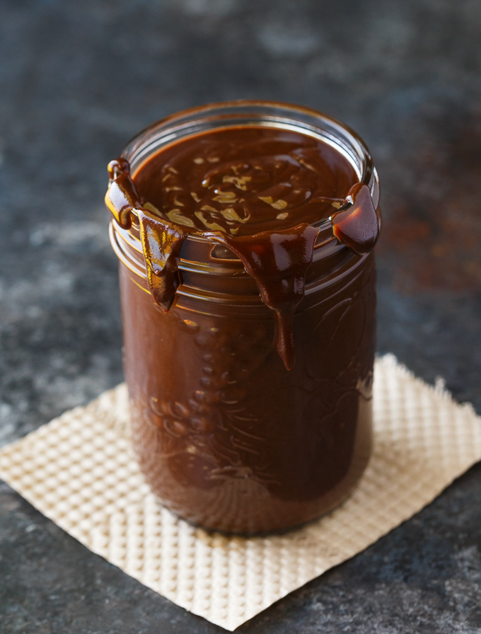 Hot Fudge Sauce - So thick and decadent! This delicious sauce is wonderful over ice cream for the ultimate sundae.