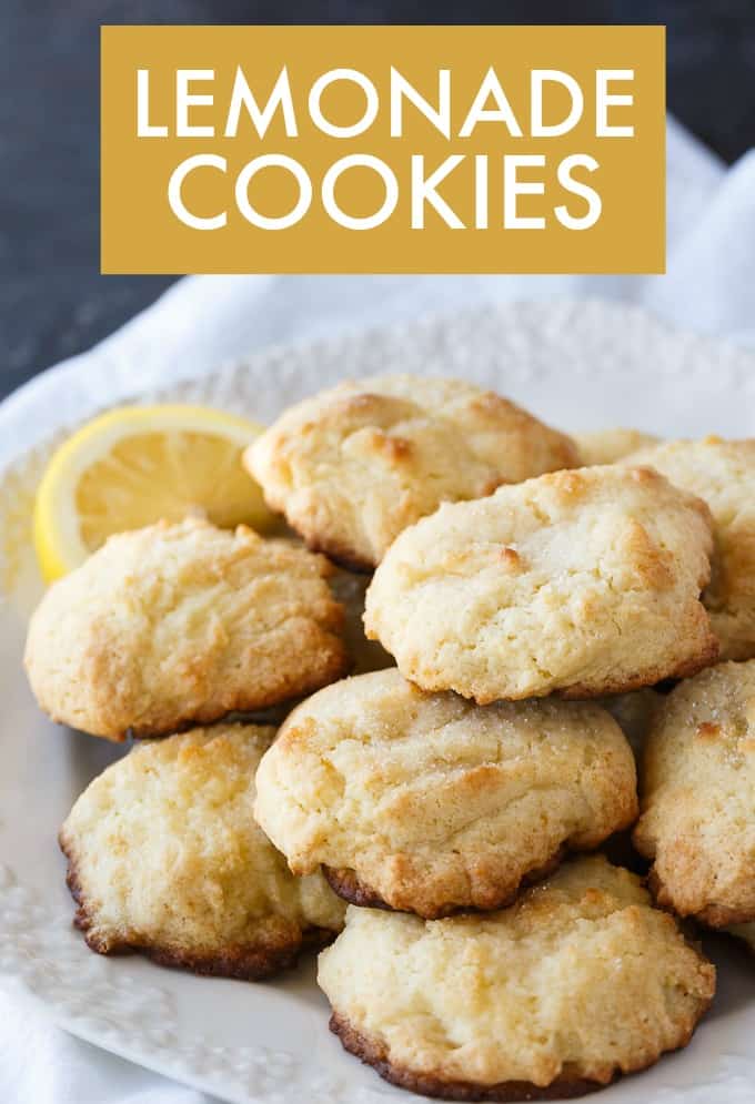 Lemonade Cookies - These delicious cookies are soft, moist and bursting with lemon flavor!