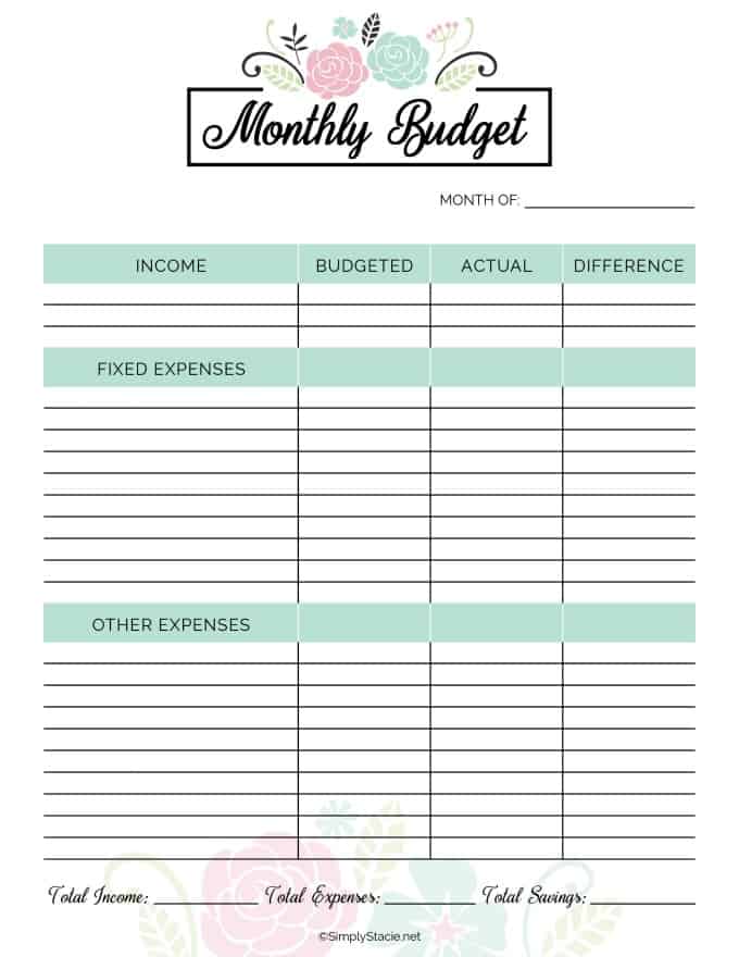 2019 Financial Planner Free Printable - Get organized in 2019 with this FREE 2019 Financial Planner printable! It has worksheets for a monthly budget, daily spending, debt payoff and more.