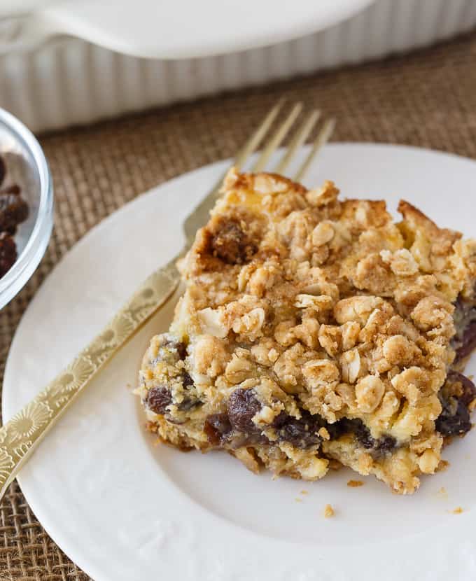 Sour Cream Raisin Bars Simply Stacie