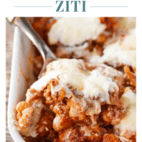 Keto Cauliflower Ziti - Enjoy all the flavours of hearty Italian meal without the carbs! This keto casserole is meaty and cheesy.