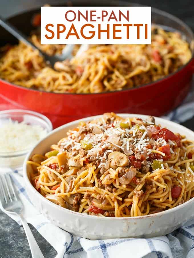 One-Pan Spaghetti - Simply Stacie