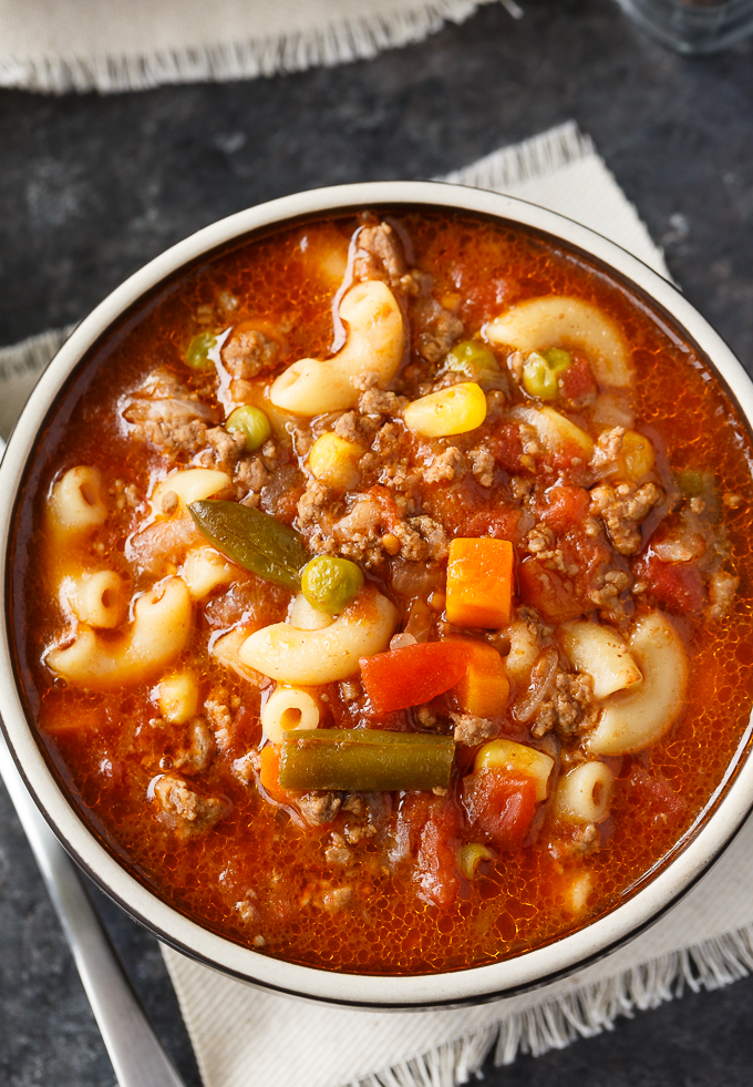 Easy Hamburger Soup - 365 Days of Easy Recipes