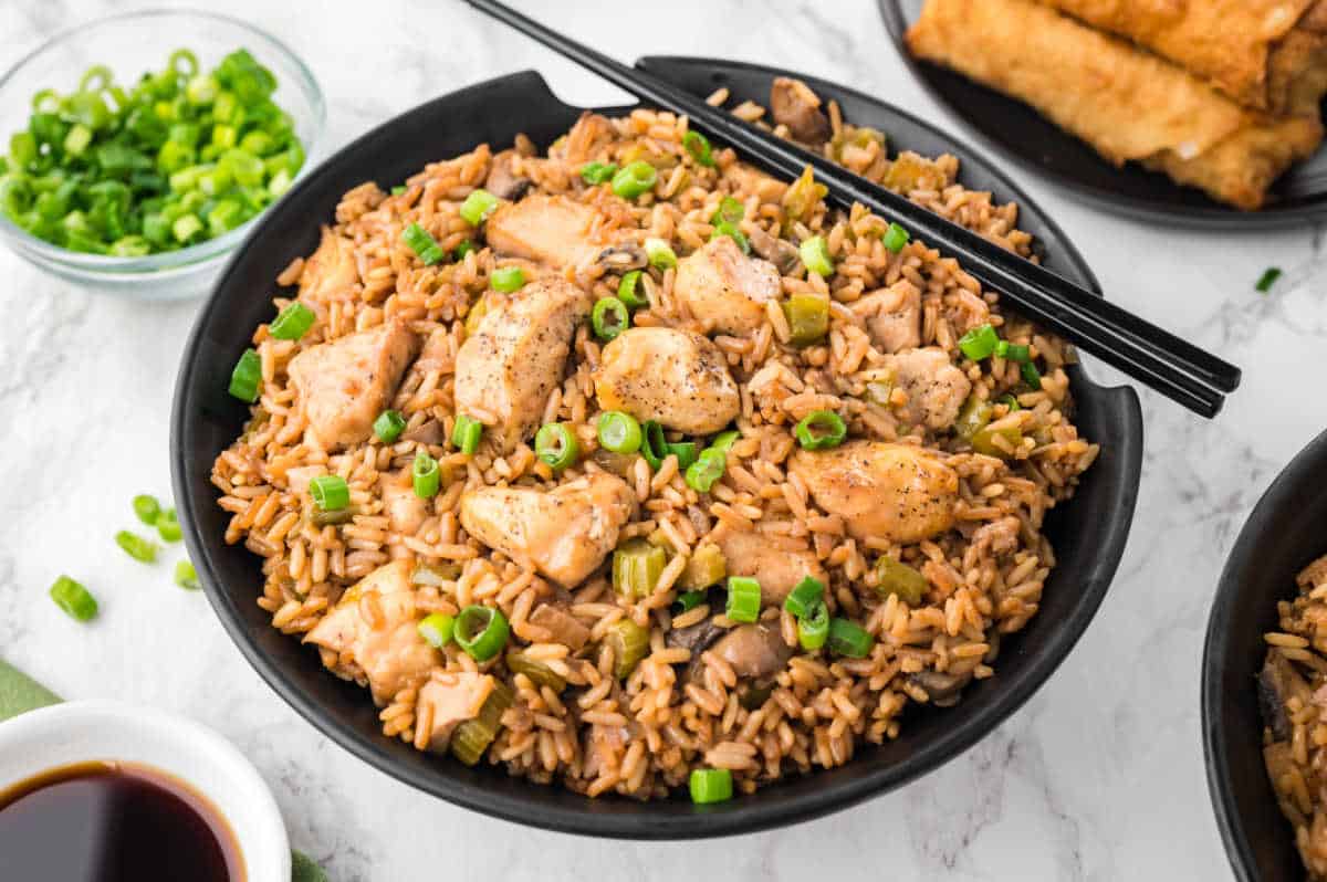 Oven Baked Chicken Fried Rice  