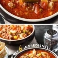 Busy Day Soup - An easy soup recipe your family will love! It's quick to make and takes little effort. Perfect for those busy weeknights.