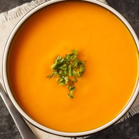 Cream of Carrot Soup - Smooth, creamy and full of flavor. This delicious soup recipe is great any time of year.