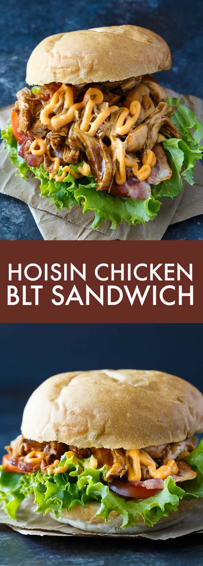 Hoisin Chicken BLT Sandwich - The perfect blend of sweet and spicy! This delicious sandwich recipe is one you'll make again and again.