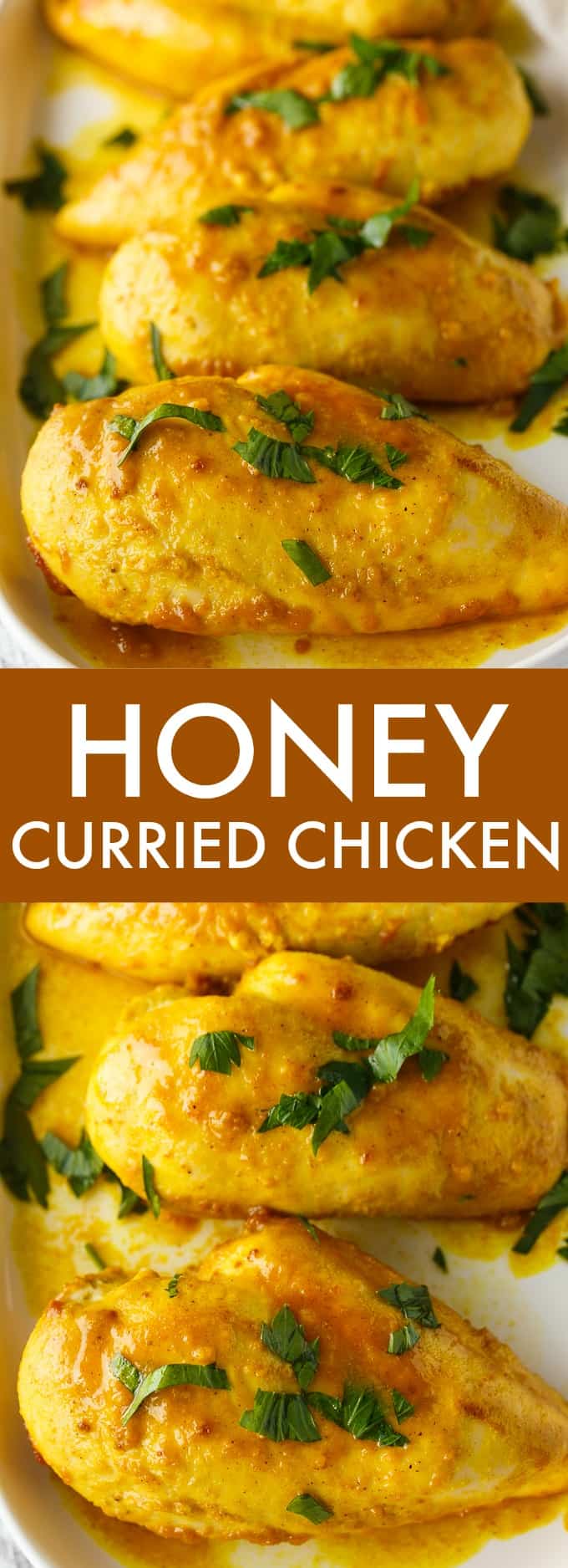 Honey Curried Chicken - The best vintage dinner recipe! Dress up your chicken breasts in a sweet and savory curry sauce with a little kick.