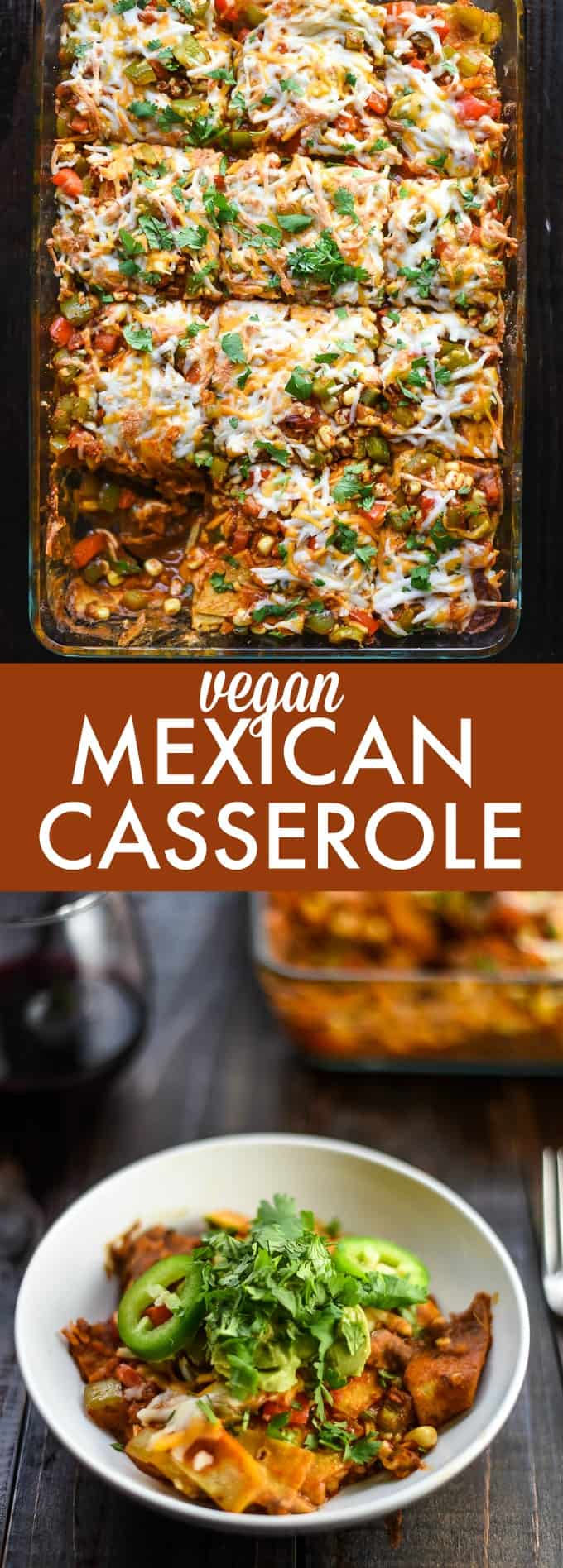 Vegan Mexican Casserole - This is the perfect Meatless Monday meal - all in one dish! The familiar Mexican flavours of cumin, paprika and oregano will make this dish appealing to even the biggest meat lover.