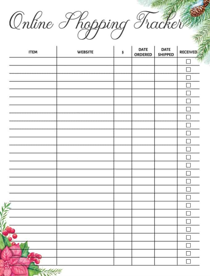 Christmas Planner Free Printable - Take the stress out of the holidays with this Christmas Planner free printable. It's exactly what you need to get organized so you can enjoy all the festivities.