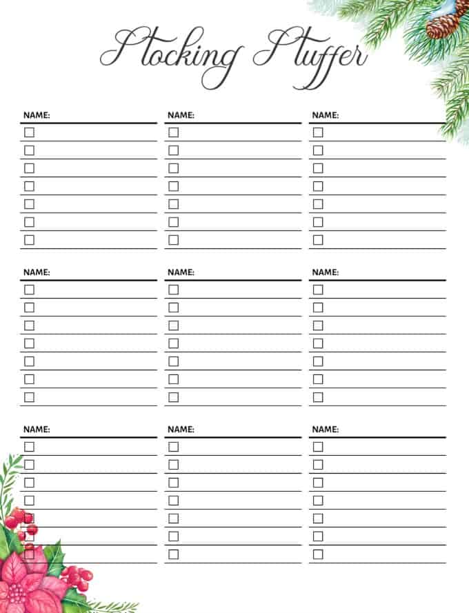 Christmas Planner Free Printable - Take the stress out of the holidays with this Christmas Planner free printable. It's exactly what you need to get organized so you can enjoy all the festivities.