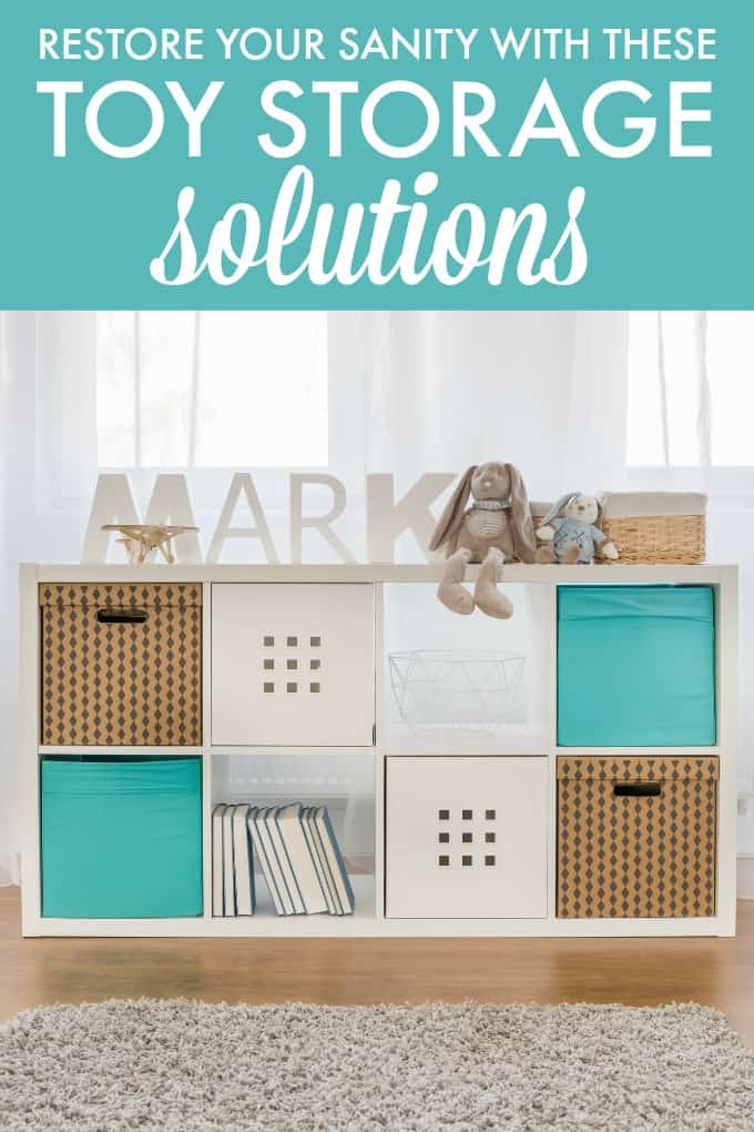 Restore Your Sanity With These Toy Storage Solutions - Get your kid's toys organized with these simple tips!