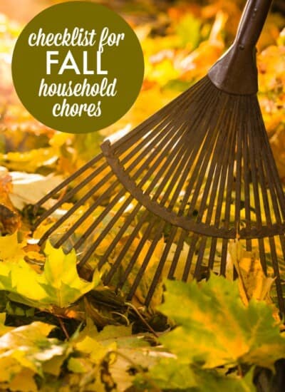 Checklist for Fall Household Chores - Get ready for the colder weather with these handy reminders of items you need to do for home and work.