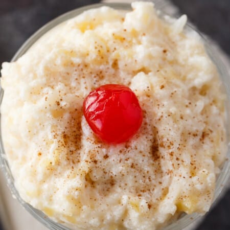Pineapple Rice Pudding