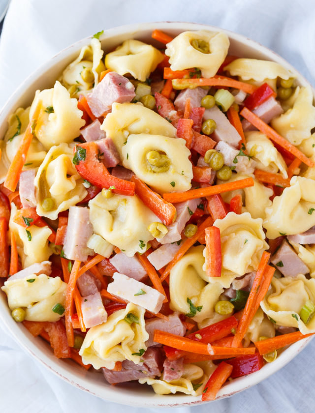 Tortellini Salad Recipe {Perfect for Parties} Simply Stacie