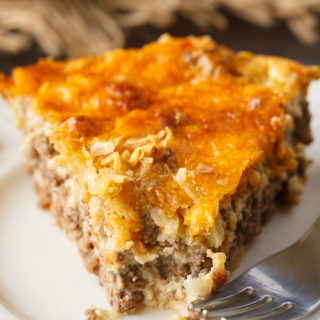 Impossible Cheeseburger Pie