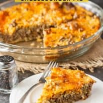Impossible Cheeseburger Pie - Super easy and delicious! This yummy recipe is full of cheesy beefy flavor that everyone loves.