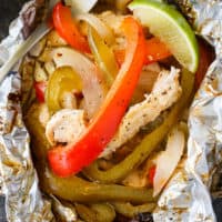 Chicken Fajita Foil Packets