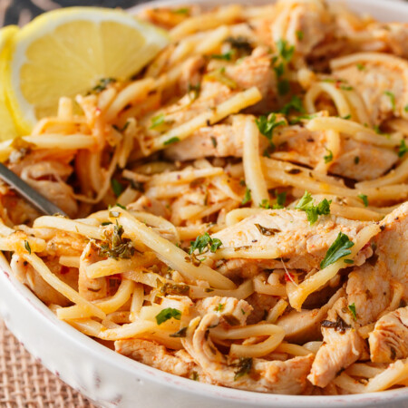 Keto Butter Chicken with Noodles