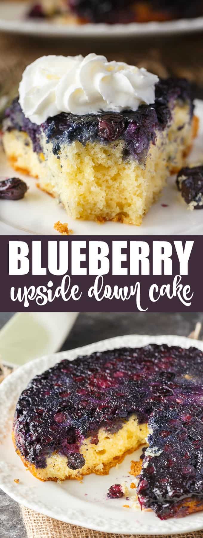 Blueberry Upside Down Cake - Simply Stacie