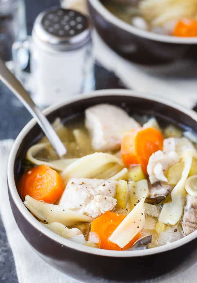 Rosemary Chicken Noodle Soup Simply Stacie