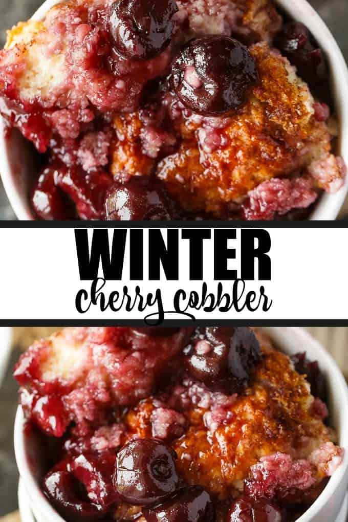 Winter Cherry Cobbler Simply Stacie