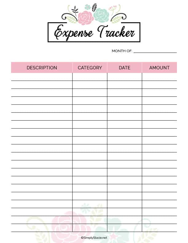 2020 Financial Planner Free Printable Simply Stacie