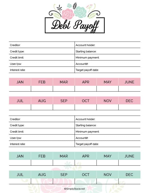 2020 Financial Planner Free Printable - Get organized in 2020 with this FREE 2020 Financial Planner printable! It has worksheets for a monthly budget, daily spending, debt payoff and more.