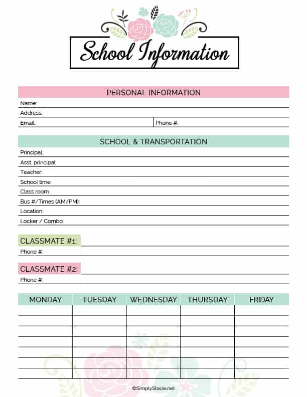 2020 Household Planner - Get organized in 2020 with free printables! This household planner has everything you need to get started.