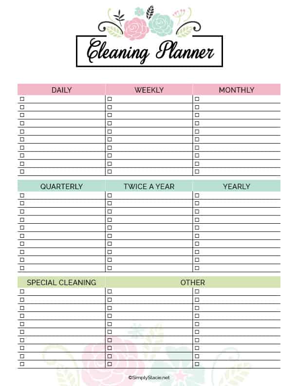 2020 Household Planner - Get organized in 2020 with free printables! This household planner has everything you need to get started.