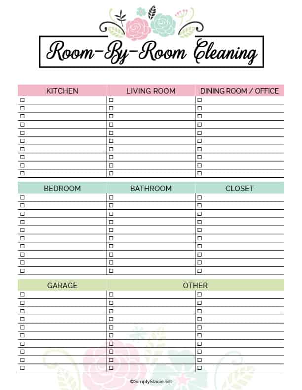 2020 Household Planner Free Printable Simply Stacie