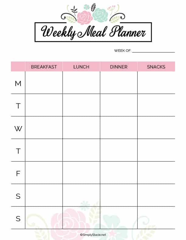 2020 Meal Planner - Meal planning saves time, money and sanity! Get your free 2020 Meal Planner printable here. It includes a weekly planner, monthly planner and more!