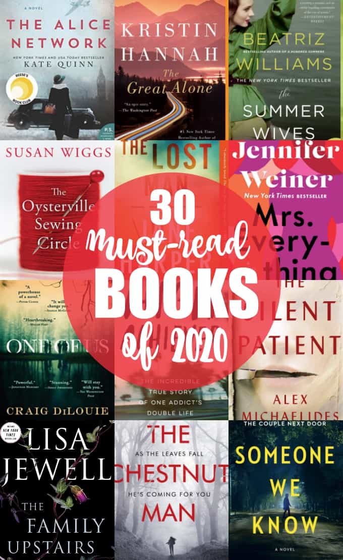 30 Must-Read Books for 2020 - Looking for some awesome books to enjoy this year? Check out our list of 30 books you should read in 2020 to find your next book!