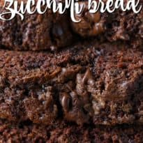 Chocolate Zucchini Bread - You won't even realize there are veggies in this moist and fudgy bread. The sweet rich chocolate flavor is out of this world.