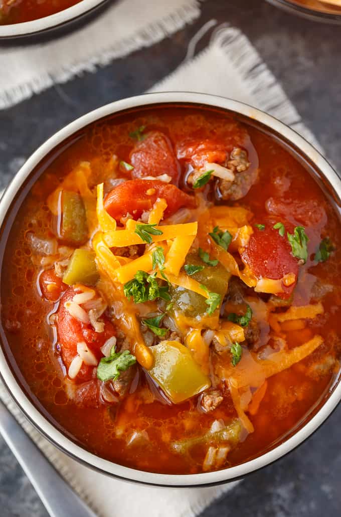 Stuffed Pepper Soup