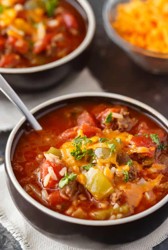 Stuffed Pepper Soup