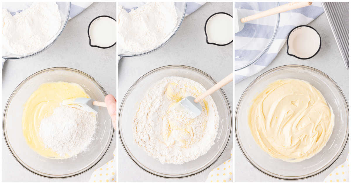 Steps to make lemon bread.