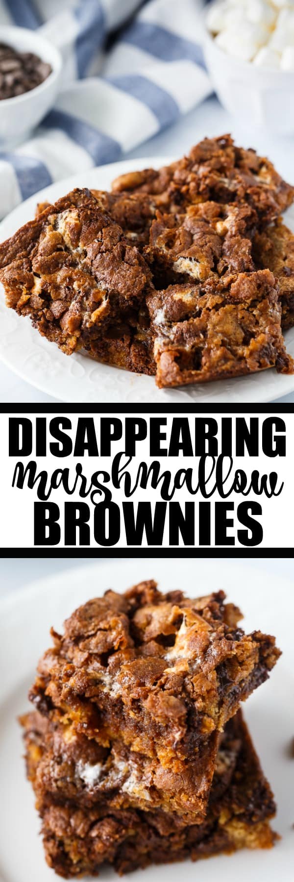 Disappearing Marshmallow Brownies Simply Stacie